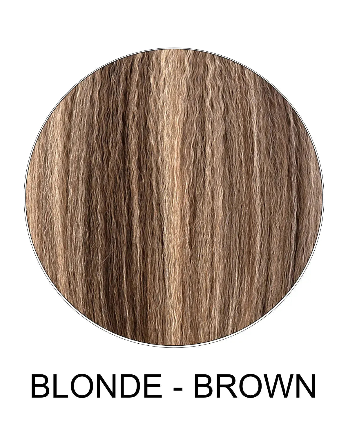 BLONDE-BROWN RELAXED NATURAL - 4X4 LACE CLOSURE - True and Pure Texture