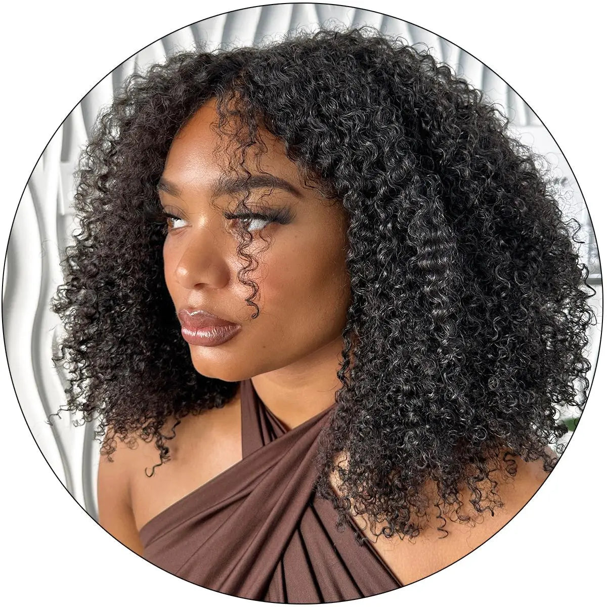 Curly closure wigs best sale