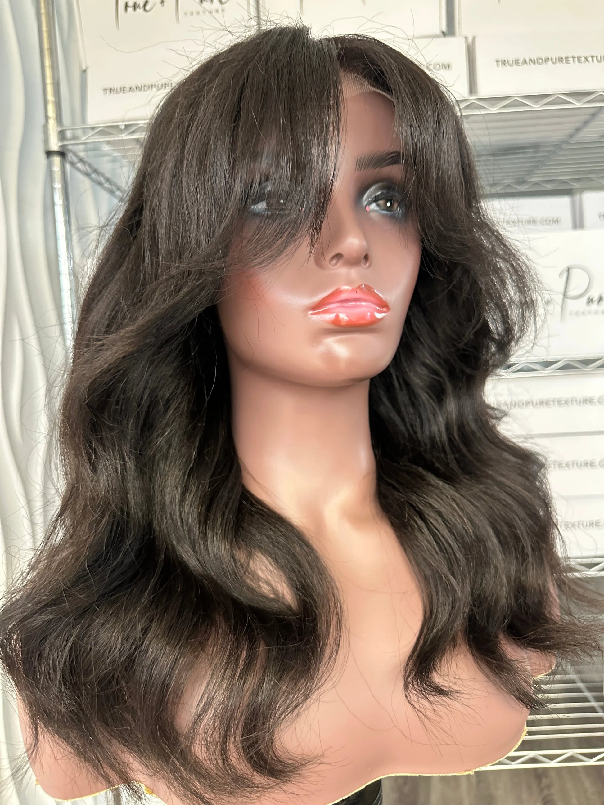 PK'S CLOSET DEMURE DARLING RELAXED NATURAL - LACE CLOSURE WIG - True and Pure Texture