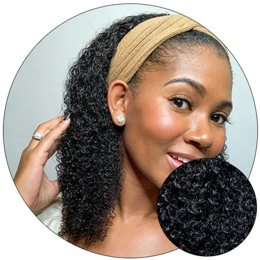 PK'S CLOSET JASMINE COIL - TRULY EASY GLAM N GO HEADBAND WIG True and Pure Texture