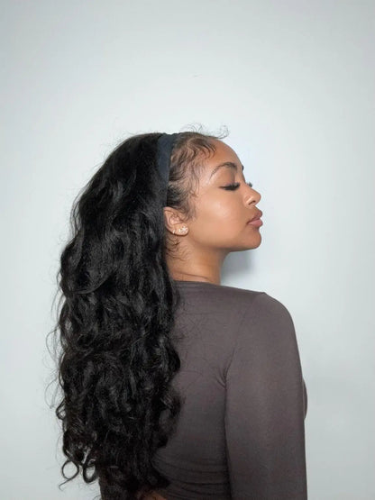 RELAXED NATURAL -  GLAM N GO HEADBAND WIG True and Pure Texture