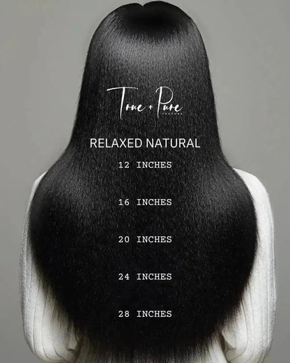 AMAZON RELAXED NATURAL - CLIP IN HAIR EXTENSIONS True and Pure Texture